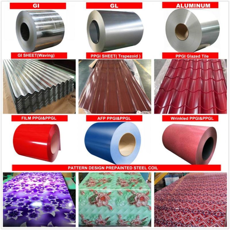 Corrugated Galvanized Sheet Metal Color Coated Steel