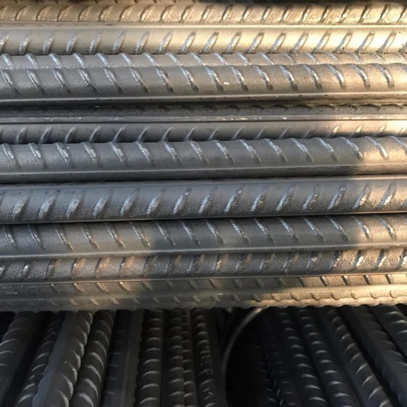 Hot Rolled 10mm 12mm Iron Rod / Rebar Steel Construction / Iron Rod Deformed Steel Rebar