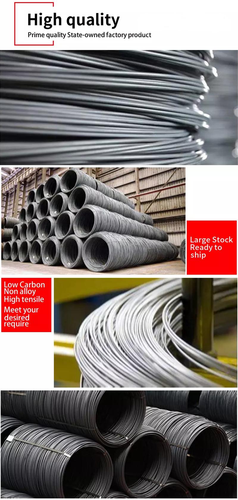 Manufacturer Supply Low Carbon Steel Wire Rod for Building