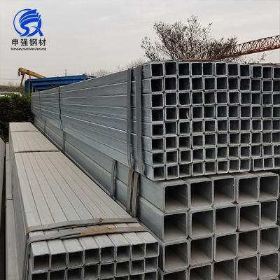 China Supply Hot Dipped Galvanized Welded Rectangular/Square Steel Pipe/Tube/Hollow Section/Shs, Rhs for Construction