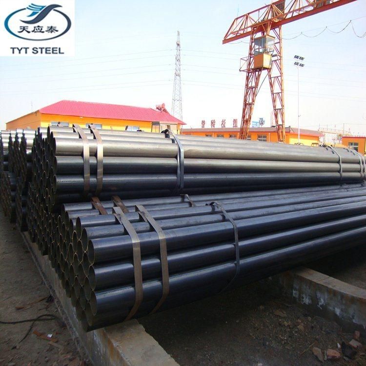 ERW Steel Pipe Black Steel Pipe Round Hollow Tube