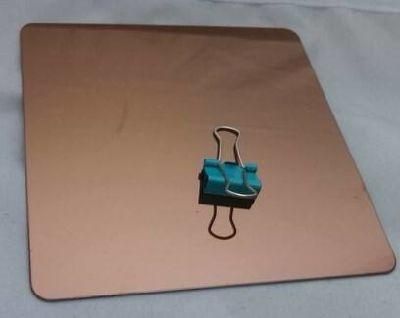 Stainless Steel Bronze Color Finish Mirror or Brushed 304 316 Grade