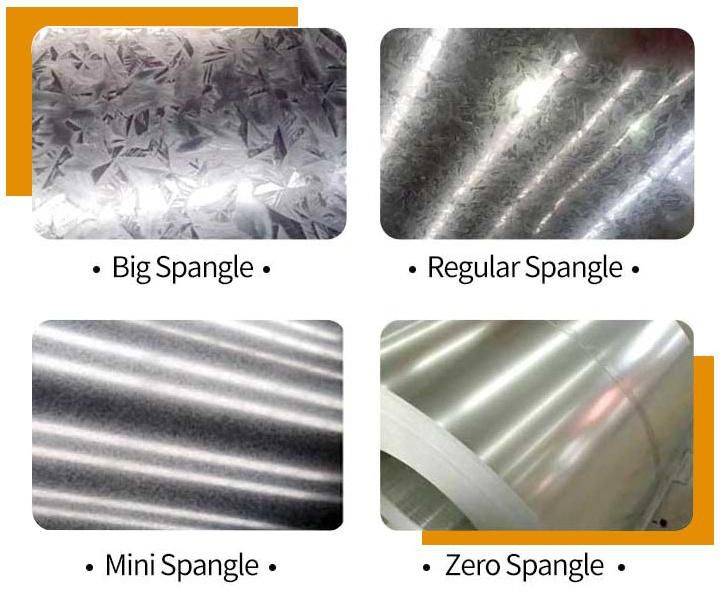 Factory Direct Supply G90 G60 G50 G40 Hot DIP Galvanized Steel Sheet 12 14 16 18 24 26 Gauge Metal Sheet Gi Sheet Dx51d Z275 Galvanized Steel Sheet 4X8FT Size