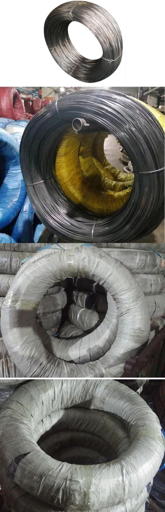 High Quality DIN17223 JIS G3521 Low Medium High Carbon Steel Wire