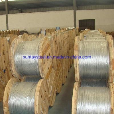 Smooth Galvanized Steel Wire Strand Used for ABC Cable Produced as Per ASTM, BS, DIN