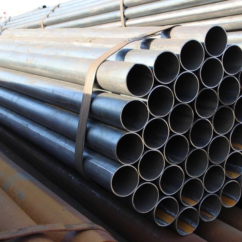 Manufacture Black Welded Steel Hollow Price Carbon Ms Pipe