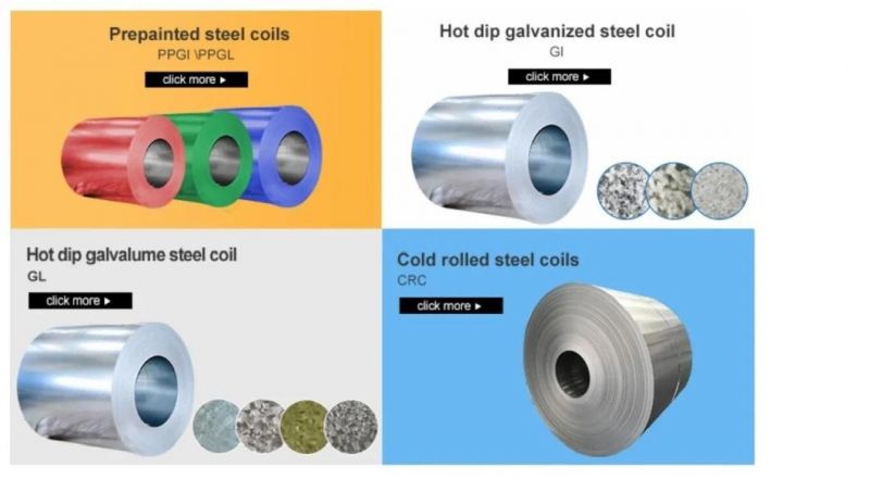 Roofing Sheet Color Coated Galvanized Steel Coil/Color Steel Coil/Steel Coil in Ral