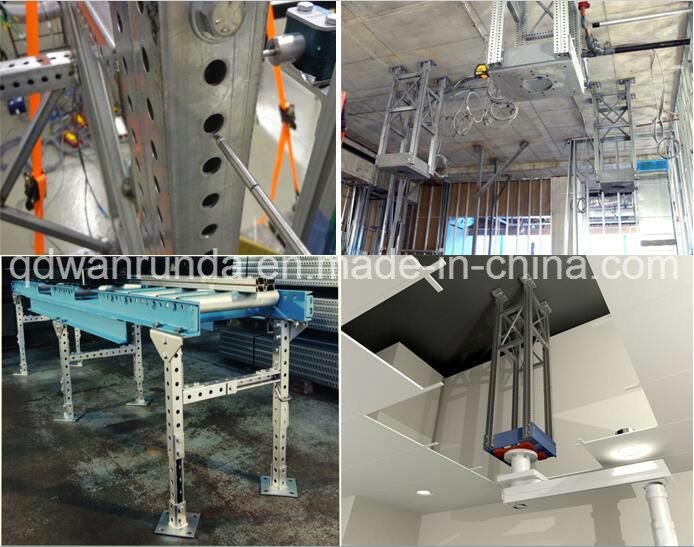 Telescoping Perforated Galvanized Steel Square Tube