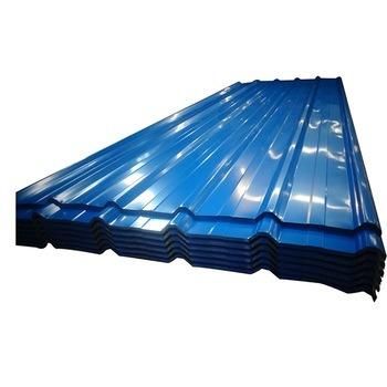 Prepainted Galvanized Steel Wave Tiles PPGI Corrugated Roofing Sheet