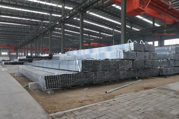 Galvanized Welded Rectangular / Square Steel Pipe / Tube / Hollow Section Pipe