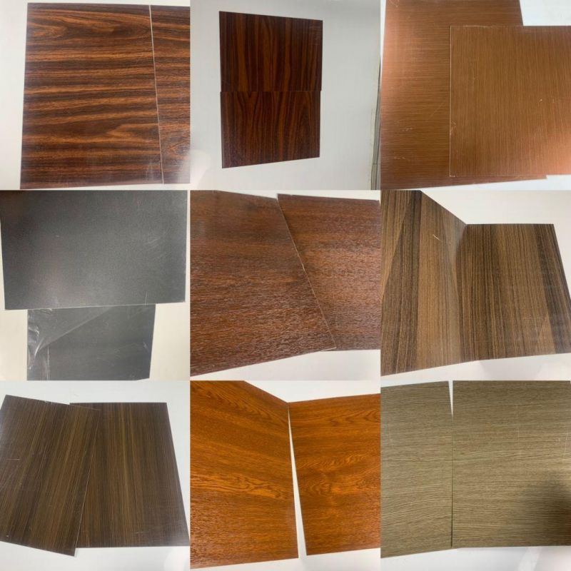 PVC Film Leather Laminated Steel Sheets Board Metal Sideboard Plates