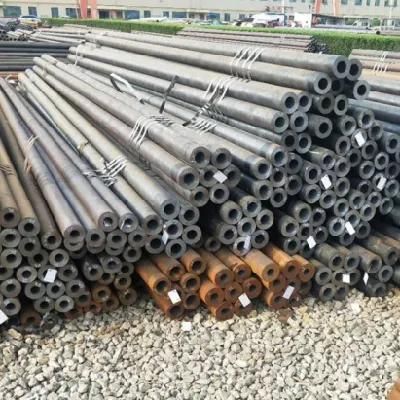 A106b/A53b Q345b Sch40 6m Length Carbon Seamless Black Painting Steel Pipe for Low Pressure Liquid Delivery for Building Material