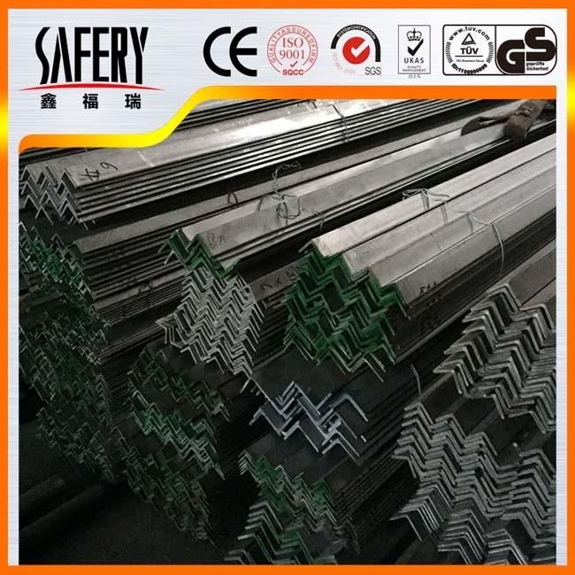 Hot Rolled Black Prime Structural Mild Carbon Angle Steel with Grade En S235jr S355jr Angle Bar for Construction