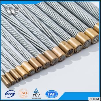 7/4.0mm Swg Galvanized Steel Stranded Stay Wire