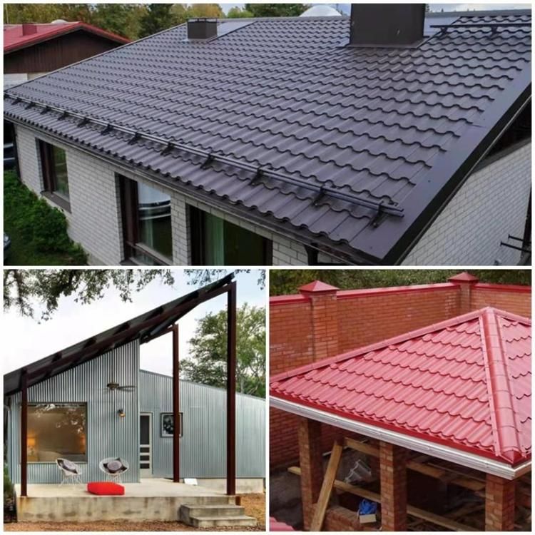 PPGI Metal Iron Zinc Roofing Tiles Galvalum Corrugated Steel Roof Profile Sheet
