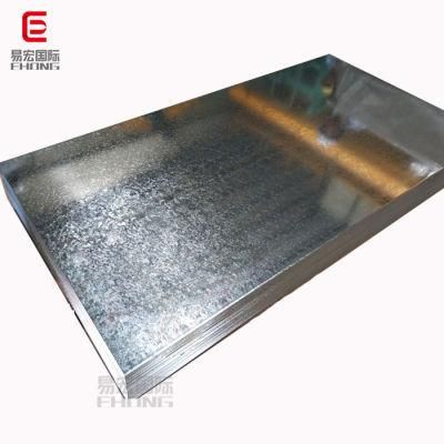 Z30 Z40 Z60 Z80 Z120 Z180 Z200 Z275 Regular Spangle Zinc Coated Gi Steel Sheet