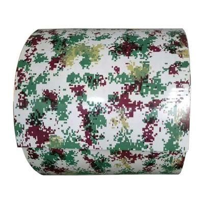Camouflage Graine Prepainted Cold Rolled Steel Coil for Container Wall Panel