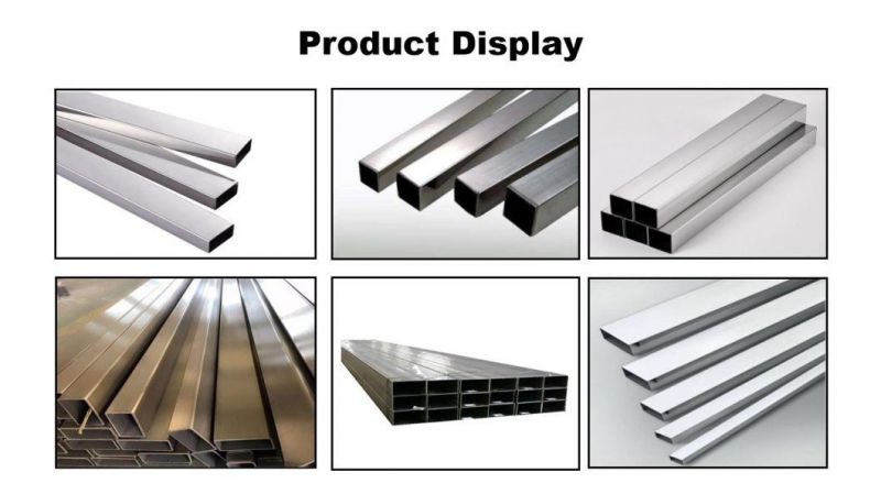 Factory Price Export 304 Stainless Steel Rectangular Tube Ss 202 201 316L