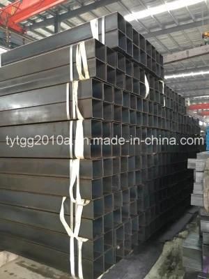 Pure Black Square Steel Tube