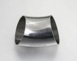 Stainless Steel 304 316 Sanitary Weld 90 Degree Elbow Pipe Fitting