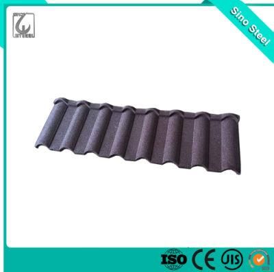 Nigeria Building Material Stone Coated Tile Sand Coated Roofing Tile