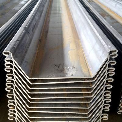 High Quality U Type Steel Sheet Pile ASTM A527 Hot Rolled Steel Pile Profile JIS a 5528