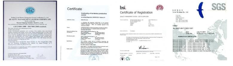 ASTM AISI 201 304 316 Stainless Steel Sheet for Building Material