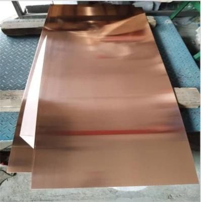 Tup 99.5% C12000 Tp1 Tp2 Tp3 Deoxidized Copper by Phosphor Plate/Sheet 2mm 3mm