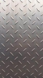 3mm Black Steel Plate 4X8 Checkered Plate