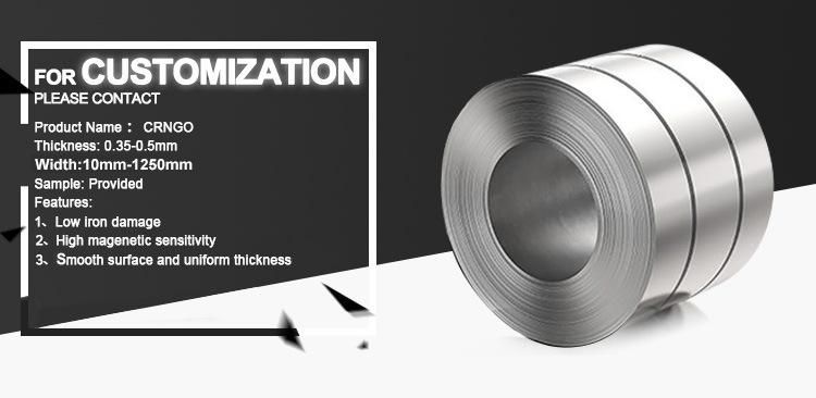 Cold Rolled Silicon Steel Coil of Non-Oriented Steel Sheet for Ei Silicon Steel Core Lamination From Shanghai