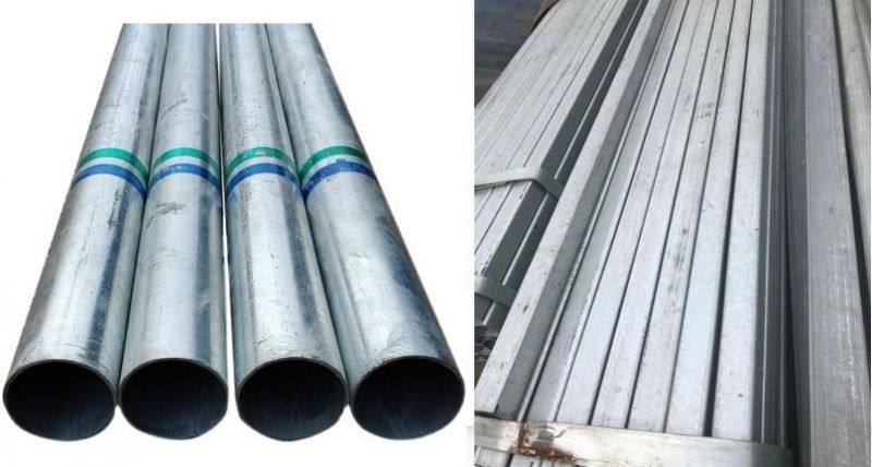 High Quality Galvanized ERW Gi Carbon Steel Pipe ASTM A500 Gi Round Pipe for Greenhouse
