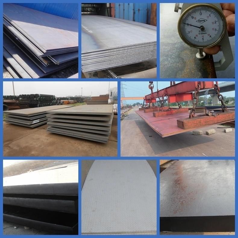 Cheap Mild Ms Carbon Steel Coated 6mm 10mm 12mm 25mm Hot Rolled Steel Plate Galvanized Coated Alloy Steel Sheet for Shipbiulding Boiler