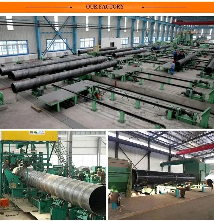 Spiral Welded Carbon Steel Pipe API 5L Natural Gas Uses Spiral Welded SSAW Carbon Steel Pipe for Construction