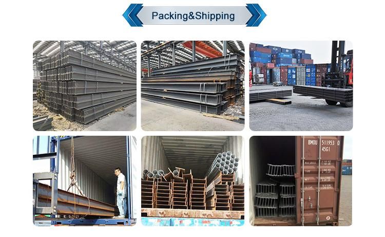 Construction Structural H Beam Ss 300 400 Series ASTM Hot Rolled Mild Steel H Beam for Building Material