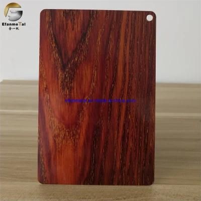 Ef407 Original Factory Elevator Panels Sheets 304 4*8 Wooden Grain Transfer Stainless Steel Decorative Sheets