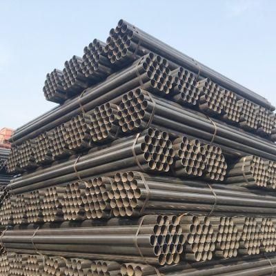 ASTM BS 1/2--8 Inch Carbon Black Steel Pipe for Construct Pipe