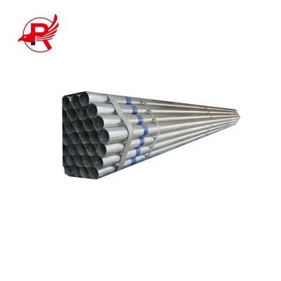 Construction Building Tuyau En Acier 0.6-20 mm Electric Resistance Welded Galvanized Steel Pipe