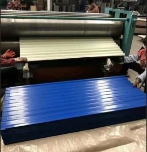 0.13mm Z40GSM Corrugated Galvanized Steel Roofing Sheets