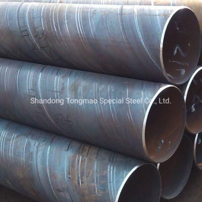 ISO9001 SSAW Spiral Round Welded Carbon Steel Pipe
