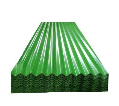 China Supplier Dx51d Hot Dipped Galvanized Corrugated Steel Plate Width 1035mm 0.27mm Thick Glazed Roofing Sheet