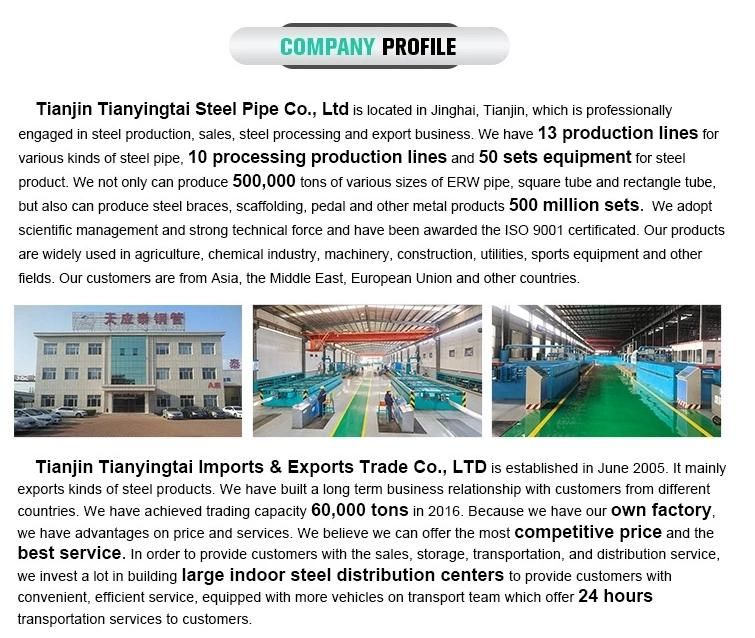 Carbon Pipe 6meter Welded Steel Pipe ERW Black Round Steel Pipe Price