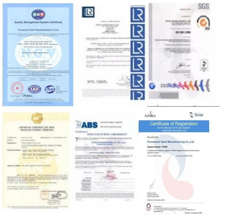 API 5L Gr. B X42 X52 X56 X60 X65 X70/ASTM A53/ASTM A106/St52/JIS Psl1/Psl2 Seamless Carbon Mild Steel Carbon Steel Pipe