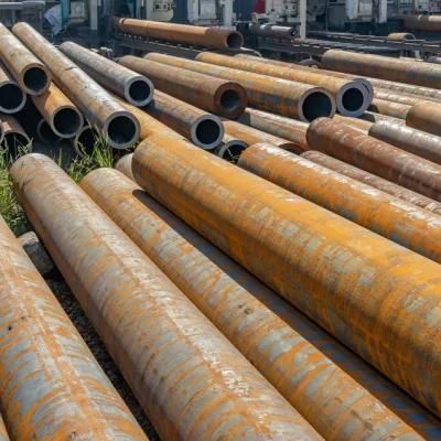 Manufacturer ERW Welded Steel Pipe Iron Black Tube Gi Galvanized Steel Pipe for Construction