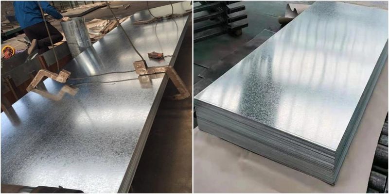 Gi Metal Sheets Building Material Gl Gi Steel Manufacturing Hot Dipped Regular Zero Regular Big Spangle Dx51d Z60 Z150 Z275 Zinc Coated Galvanized Steel Sheet