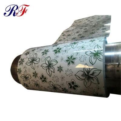 Building Material Flower Design Color Coated Steel Coil PPGI