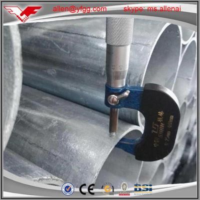 UAE Market En39 1 1/2 Inch Scaffolding Hot DIP Galvanized Ms Steel Pipe