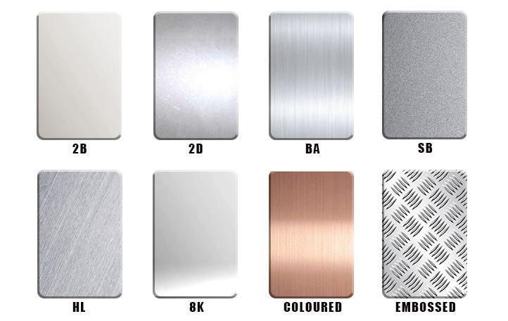 China Factory 201 304 Ba Stainless Steel Plate Sheet
