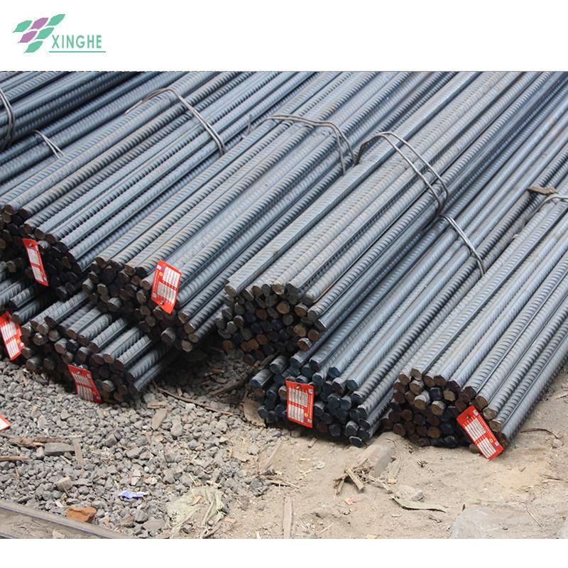 High Quality HRB400 Construction Concrete 12mm Reinforced Deformed Steel Rebar Price Per Ton for Construction