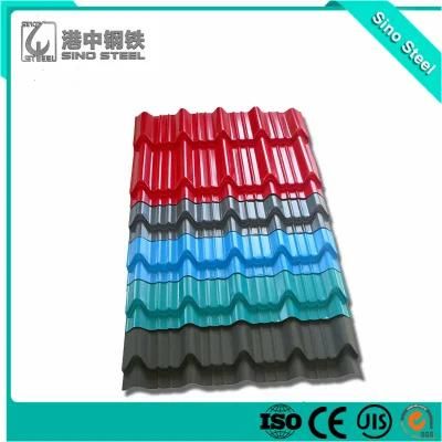 Spangles Zinc Coating 60g/275g PPGI Corrugated Sheet