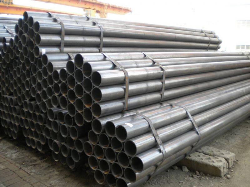 Hollow Section Carbon ERW Steel Pipe Welded Round Pipe